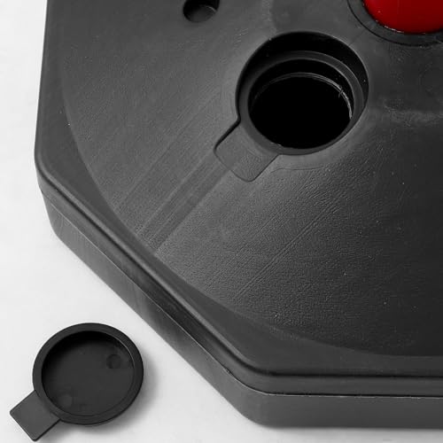 Poteau avertisseur de circulation avec base remplissable d'eau