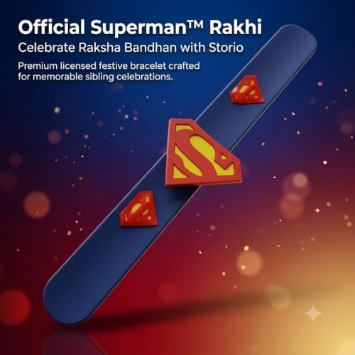 Image of Superman Slap Band Rakhi and Friendship Band Pack of 10 | Return Gift for Boys | Raksha Bandhan and Birthday Party Favour
