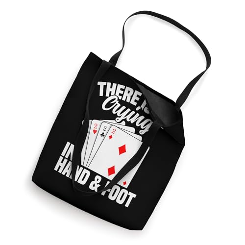 Bolsa tote para juego de cartas Hand and Foot, conjunto completo con fichas y marcador miniatura 2