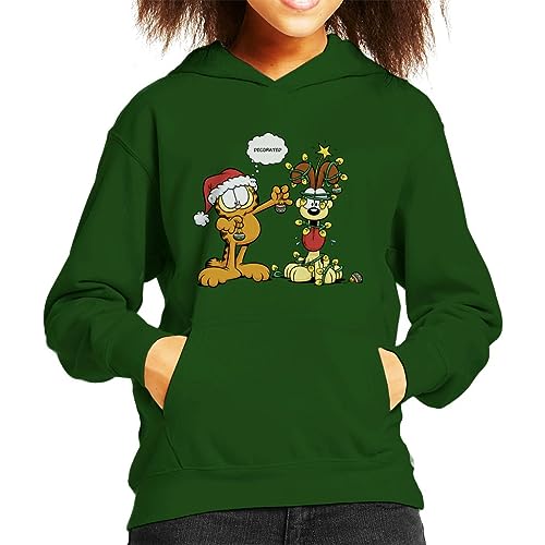 Sweat à capuche Garfield enfant avec Odie de Noël pour les fêtes de fin d'année