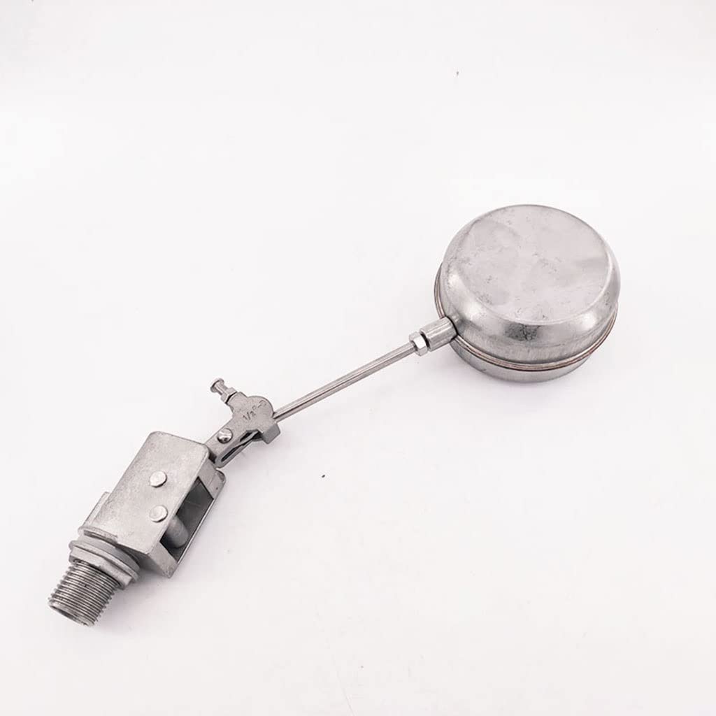 Válvula de bola de latón de 3 vías, Válvula de flotador bola acero inoxidable 304, resistente a altas temperaturas, DN15, for tanque agua