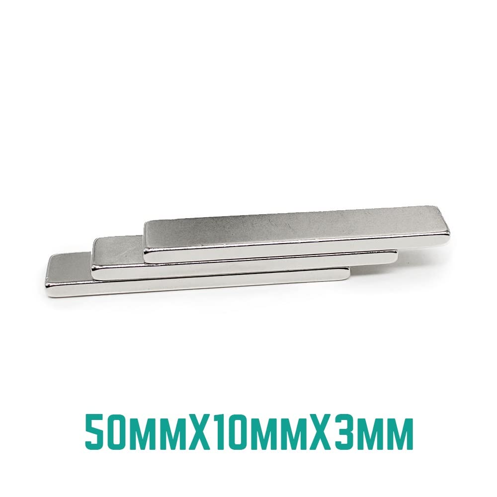 2/5/10/15/20/30PCS 50x10x3mm Block Long Permanent 50x10x3 Quadrate Neodymium 50 * 10 * 3 Magnet(10PCS)