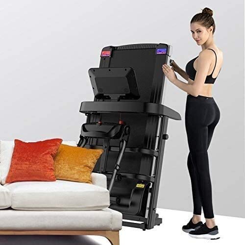 Image of Treadmill Small Folding Home Fitness Equipment 56cm Super Wide Treadmill EVA High-Density Shock-Absor Soft Running Board 13868124cm