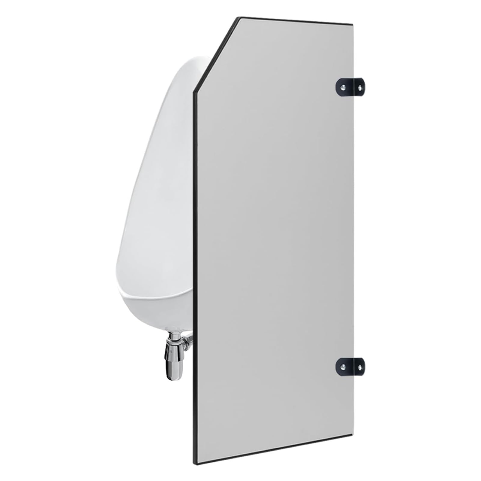 GJZQDKX Wall-Mounted Urinal Partition Privacy Screen for Enhanced Comfort in Public Restrooms, Hotels, and Stations