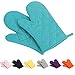 Bismarckber Gants de cuisine en coton résistant aux températures élevées pour barbecue, four à micro-ondes Orange