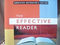 The Effective Reader ANNOTATED INSTRUCTOR'S EDITION B004NEJ7TY Book Cover