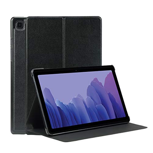 Mobilis Funda Rígida para Samsung Galaxy Tab A7 10.4'' 2020 (SM T500/T505/T507), Smart Cover, Carcasa Delgada con Soporte Ajustable, Negro