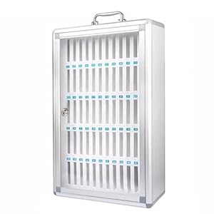 YNSHOP Handyschrank 60 Fächer Metallschrank