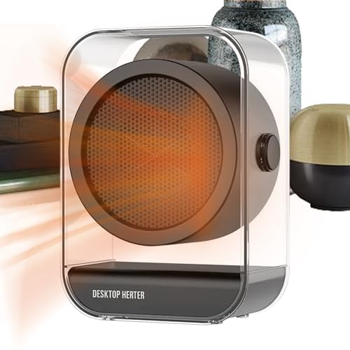 Radiador Portátil Para Oficina,Calefacción Eléctrica Rápida Portátil Para Invierno,Calefacción De Escritorio - Destinado Para Dormitorio Casa Baño Garaje Camping Coche Animales Sótano