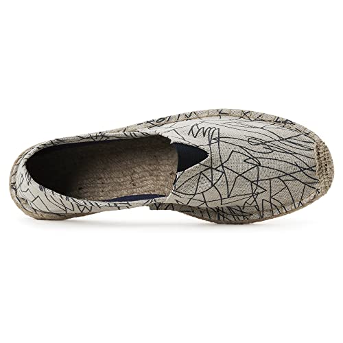 Espadrilles for Men with Flat Slip-on Fashion Casual Classic Canvas3