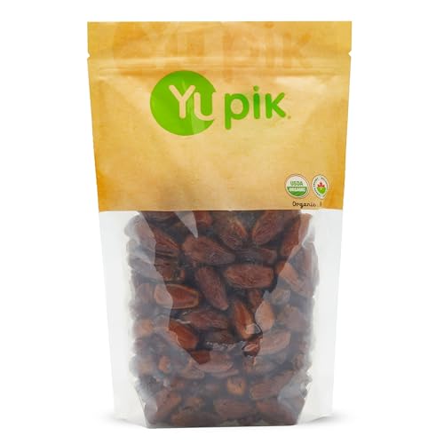 Yupik Organic Deglet Nour Pitted Dates, 2.2 lb (35.2 oz), Non-GMO, Vegan, Gluten-Free, Kosher, Dried...