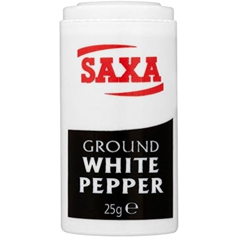 Saxa Ground White Pepper (25g) - Pack of 2 Cover