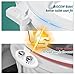 ‌BIGCOW Ultra-Slim Bidet Attachment, Self-Cleaning Dual Nozzle (Front/Rear Wash), One-Finger Command, Ergonomic 3+1 Tactile Controls, Pressure Dial & Tool-Free Install, Instant Hygiene Upgrade
