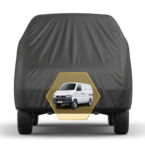 Image of Scout Series Car Cover for Maruti Suzuki Eeco (2010-2026), 210D Matty Fabric, Grey, Waterproof, UV Protection, Custom Snug Fit, Van Body (Scout, Eeco)