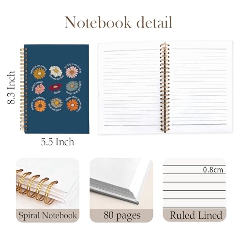 Flower notebook 409-ZMbjb idéal pour vos notes au bureau et à la maison