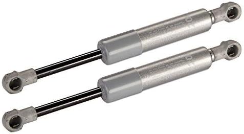 2 piece SO-TECH® Lift-o-Mat Gas Piston 200 N Gas Spring Strut for Kesseböhmer, Silver, 2 piece 200 Newton