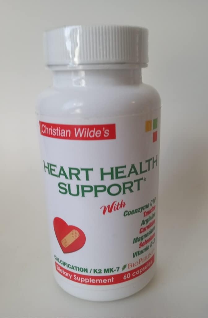 Christian Wilde's Heart Health Support: for statin and Non statin Users