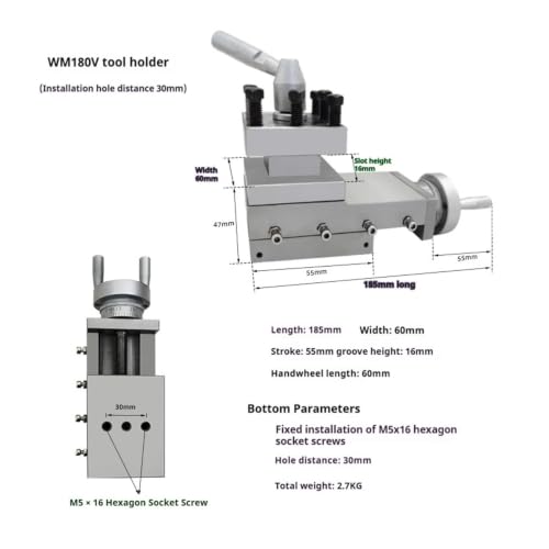 Montaje de palés pequeños para torno WM 180 V y accesorios de carpintería 3