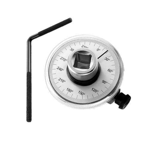 NeilBee 1/2 Torque Angle Gauge &ndash; Adjustable 360&deg; Wrench Set