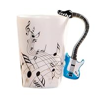 MAKES A Beautiful GIFT: Makes a great gift idea for the mug lover or collector in your life,Perfect as a musician gift; music lover gift; music teacher gift; unique gift for a musician;Best gift for Birthday/Christmas/New Year/Housewarming gifts. A s...