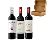 Pack 3 Botellas de Vinos Ribera del Duero - Envio 24h - 3 x 75 cl Pack Regalo - Melior, Protos Roble, Vega Izán Roble - Mejor Seleccion ENOVINOS THE WINE BRAND