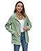 Hount Woman Packable Hooded Raincoats for Travel Lightweight Rain Jackets with Carrying Bag (Teal Green, M)