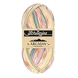 Scheepjes Arcadia Jacquard 100g - 1001 Thisledown, Multicolor Garne für Häkeln und Stricken