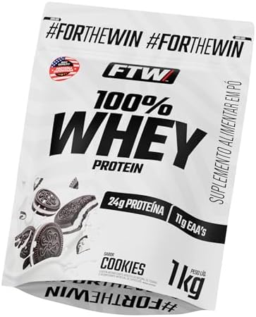 FTW 100% Whey Protein com Proteína Concentrada WPC, para Atletas ...