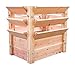 Produktbild WESTMANN Premium Hochbeet aus Lärchenholz | Natur | 66x91x73 cm | Kräuterbeet für den Außenbereich | Holzhochbeet zum Bepflanzen von Gemüse & Kräutern