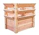 Hochbeet aus Lärchenholz für Gartenanbau