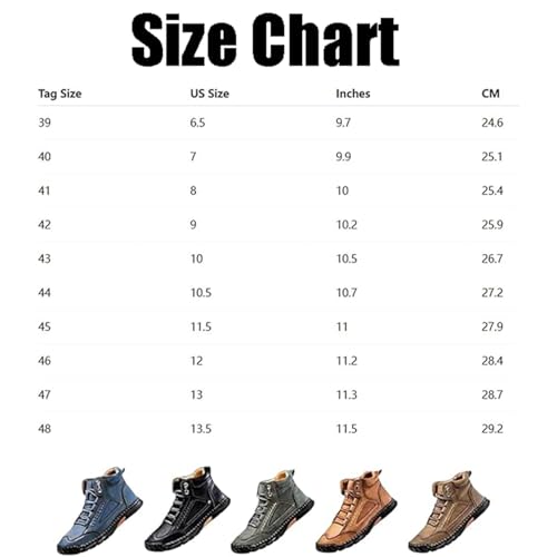 Sawbehind Mens Boots, Sawbehind Comfortable Handmade Leather Boots Mens, Sawbehind Boots Wide Width Waterproof2
