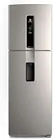 Geladeira Electrolux Frost Free Inverter 410L Água na Porta com AutoSense Duplex Inox Look (IW46S) 127V