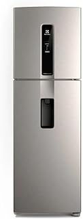 Geladeira electrolux frost free inverter 410l água na porta com