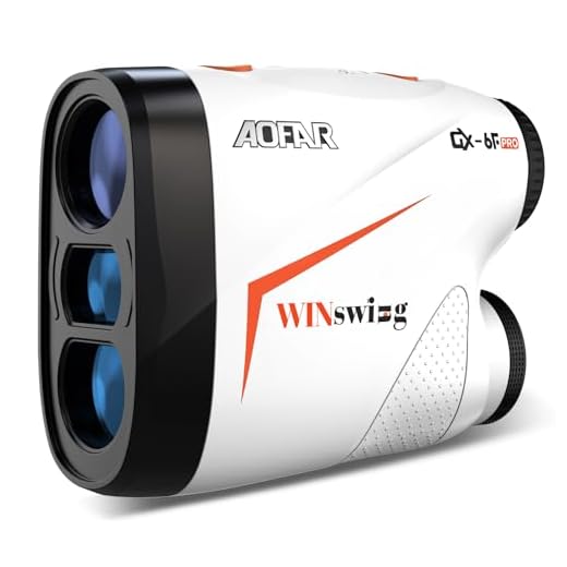AOFAR GX-6F Pro Telémetro de Golf de medición de Distancia con escaneo Continuo, Bloqueo de Bandera con vibración de Pulso, Legal para Competencia, 600 Yardas de Alta precisión