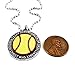 FORGIVEN JEWELRY Softball Necklace on Ball Chain Philippians 413 I Can Do All Things