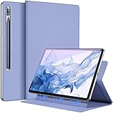 [Soporte estable]- Dos ángulos de soporte prácticos para ver fotos y videos. El estuche le brinda fácil acceso al monitor de la Tab S8+ Plus de 12.4 pulgadas para ingresar o ver algo. El Samsung Tab S8+ Plusse despierta o duerme cuando abre o cierra su carcasa.