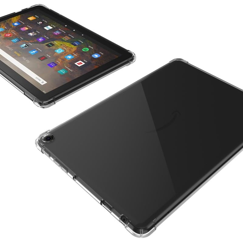 Schutzhülle Für Fire HD 10 (7. & 9. Gen, 2017/2019) – Transparent, Stoßfest, TPU, Ultradünn