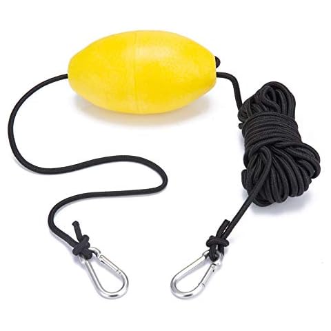 Ikerall Buoy Ball Float Leash & Stainless Steel Hook for Fishing Drift Anchors System Cover