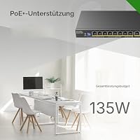 Zyxel Netzwerk Switch 16 Port | Unmanaged GbE PoE+ | GS1100-16EPS – Ansicht 4