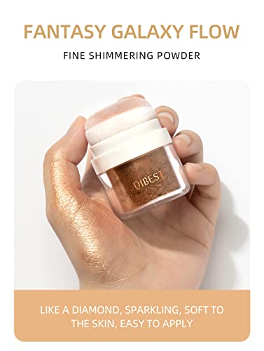 Multipurpose Polvo De Hadas Shimmering Powder Fairy Bomb Highlighter Makeup Long Lasting Smooth Shimmer Glow Face Illuminator Contour Polvo De Hadas Makeup (Light Pink) #TOP6