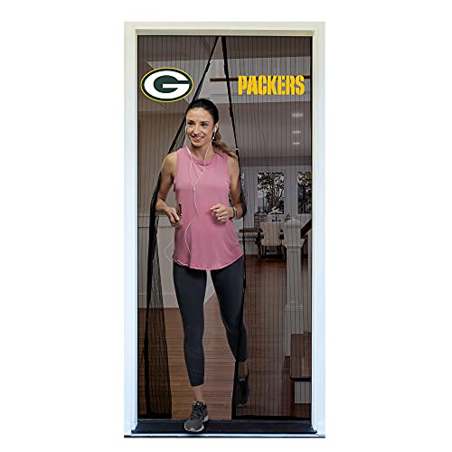 Magic Mesh NFL- Hands Free Magnetic Screen Door, Mesh Curtain, Frame Hook & Loop, Hands Free, Pet & Kid Friendly- Fits Doors up to 39 x 83 Inches Magic Mesh NFL- Hands Free Magnetic Screen Door, Mesh Curtain, Frame Hook & Loop, Hands Free, Pet & Kid Friendly- Fits Doors up to 39 x 83 Inches