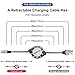 Car Carplay Cable for iPhone 17 16 15 Pro Max Cable, Retractable USB A to Type C Charger Cord QC 3.0 Fast Charging Data Sync Compatible with Galaxy S25 S24 S10 Note G6 G5 PS5 and More (Grey-2Pack)