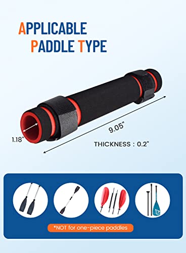 Vnvm Kayak Paddle Grips 2 Pack, Soft Paddle Grips For Kayaking Take-Apart No-Slip Pink Grip To Prevention Blister For Kayaking Boating Canoeing… #TOP4