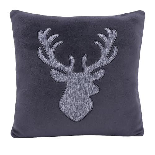 heimtexland Dekokissen Hirsch Landhaus Soft Flanell Kissen gefüllt...