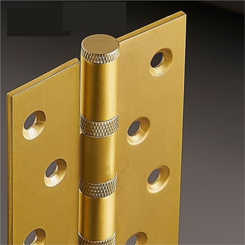 Charnière de porte laiton moleté pour rénovation maison moderne