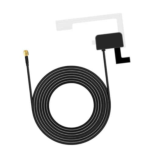 Hoite Parche de antena de radio digital DAB para coche de 3 m, interfaz SMA