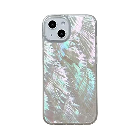 Reezaddin Mother of Pearl Glitter Phone Case for iPhone 14 Pro Max Cover