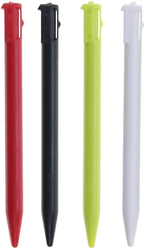 4PCS Plastic Touch Screen Pen Stylus Portable Pen for 3DS Game Console Stylus Pen (4 Color B)