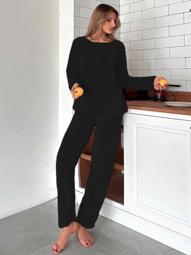 Image of KOTTY Women's Sherpa Track Suit | Winter Co-Ord Set with Sweatshirt & Lower | Soft Fleece Warm Sportswear for Ladies