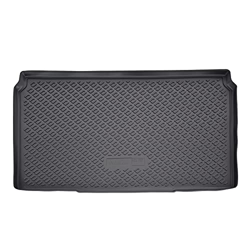 Tapis de Coffre pour Peugeot 208 Antidérapant et Sans Odeur avec Bord Haut Protecteur